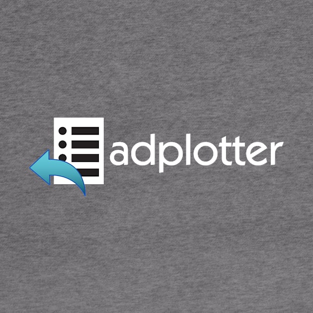 AdPlotter Logo - White Text by AdPlotter